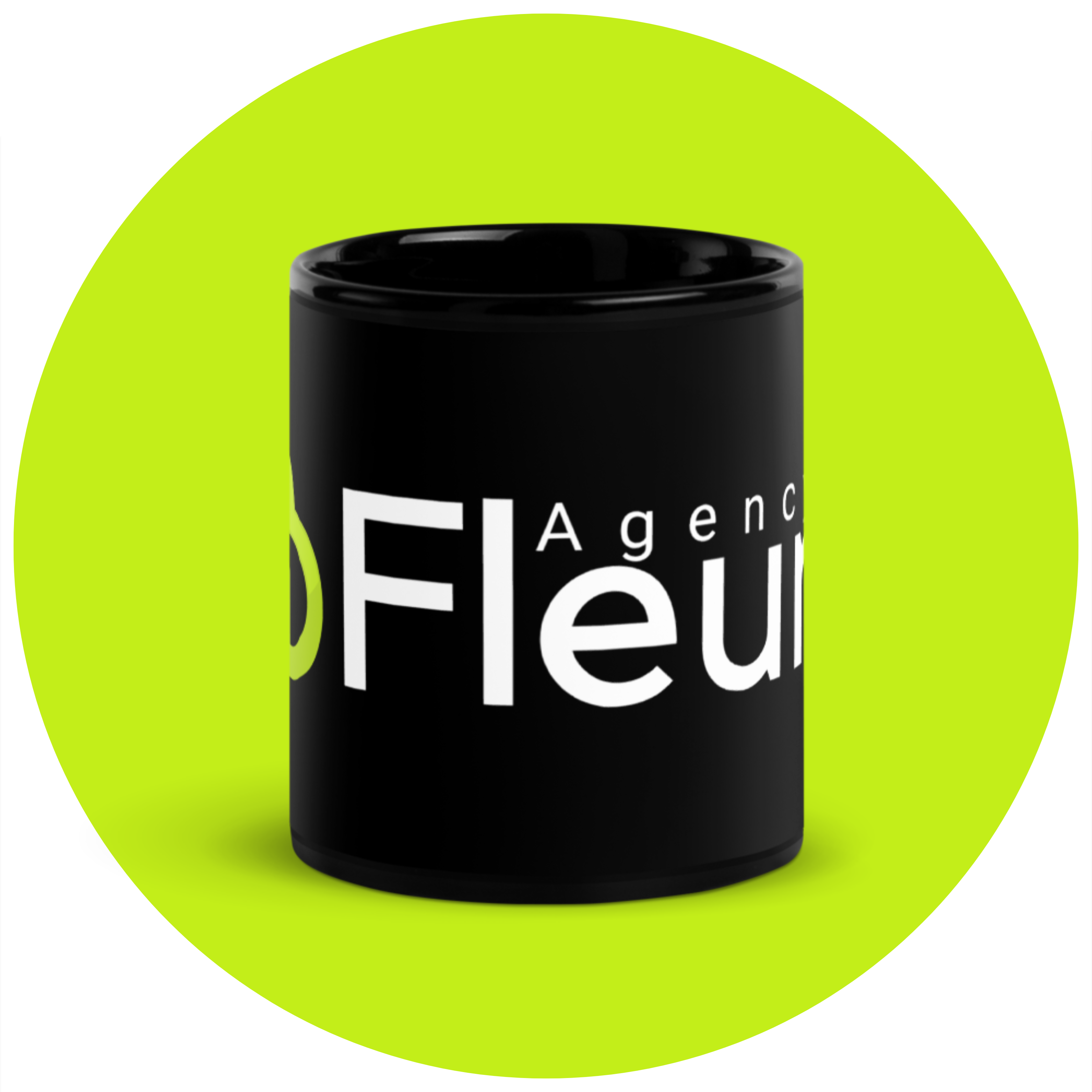 Mug Fleury Agency brillant noir